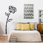 Rose Wall Decal - Flower Wall Sticker - Teen Bedroom Decor - Girl Decal