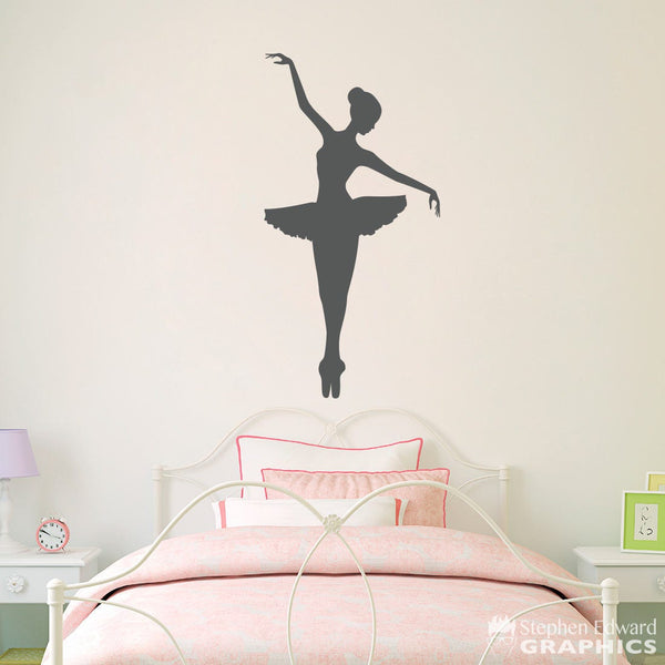 Ballerina Wall Decal | Girl Bedroom Decor | Dancing Ballet Vinyl