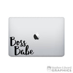 Boss Babe Laptop Sticker | Girl Boss MacBook Decal