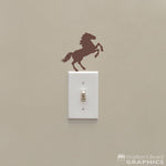 Horse Light Switch Decal - Lightswitch Animal Decal - Light Switch Cover decor