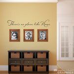 There's no place like Home Wall Decal - Quote Wall Sticker - Home Decor