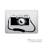 Camera Macbook Decal | Photographer Laptop Decal | Camera Sticker