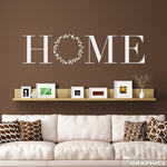 Farmhouse Home Wall Decal | Farmhouse Decor | Home Sticker | Laurel Vinyl
