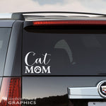 Cat Mom Car Decal | Cat Truck Sticker | Vehicle Decal