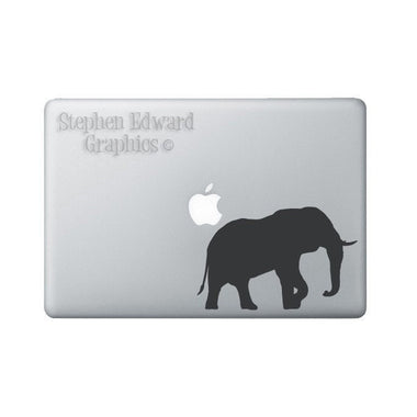 Elephant Laptop Decal - Elephant Macbook Decal - Laptop Sticker