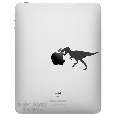 Tyrannosaurus Rex iPad Decal - Apple iPad sticker - Dinosaur Tablet Decal