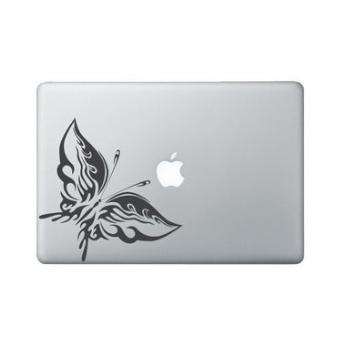 Butterfly Laptop Decal Tribal Art | Butterfly Macbook Decal | Laptop Vinyl Sticker