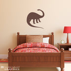 Apatosaurus Dinosaur Decal | Brontosaurus Wall art | Dinosaur Wall Vinyl