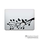 Bird on a Branch Macbook Decal | Branch Laptop Decal | Bird Sticker