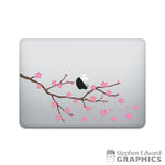 Cherry Blossom Macbook Decal - Laptop Sticker - Printed