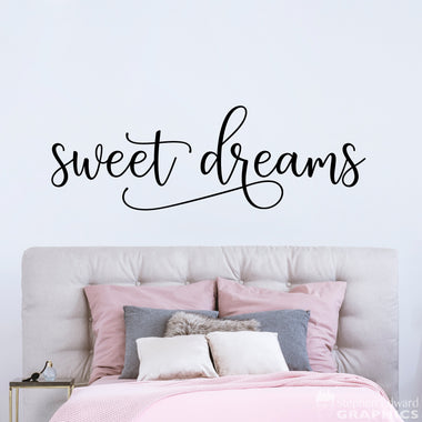 Sweet Dreams Decal | Bedroom Decor | Wall Vinyl