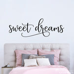 Sweet Dreams Decal | Bedroom Decor | Wall Vinyl