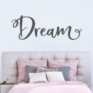 Dream Decal | Bedroom Wall Decor | Wall Sticker Vinyl