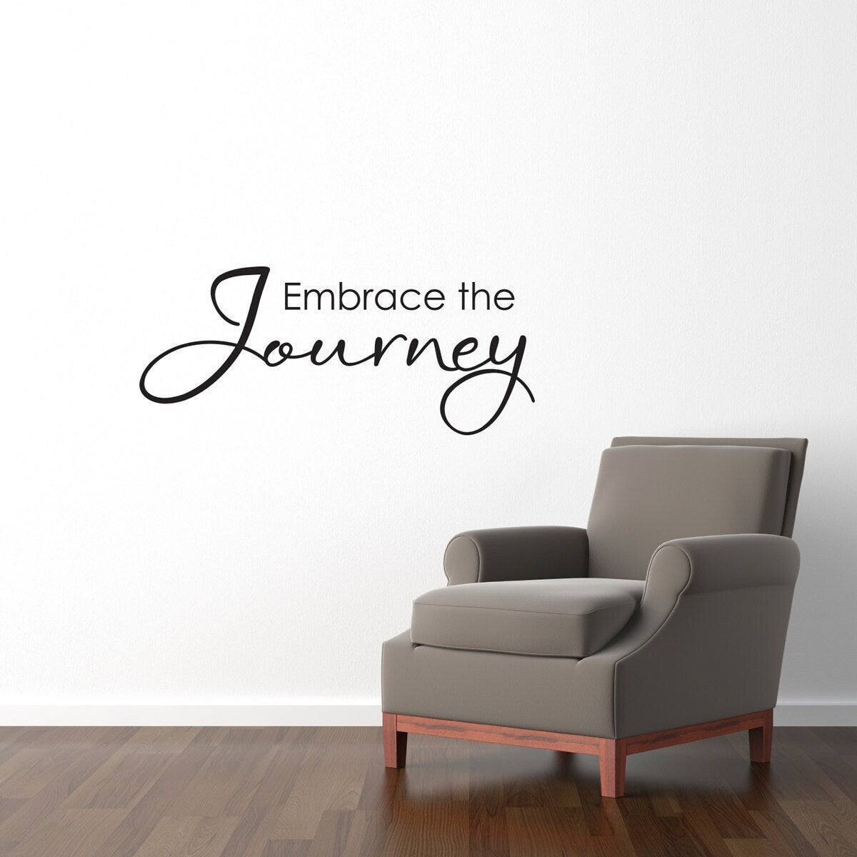 Embrace the Journey Wall Decal | Embrace the Journey Quote | Journey Wall Vinyl