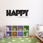 It is a happy talent to know how to play Decal | Ralph Waldo Emerson Quote Wall Art Vinyl | Children Wall Decal