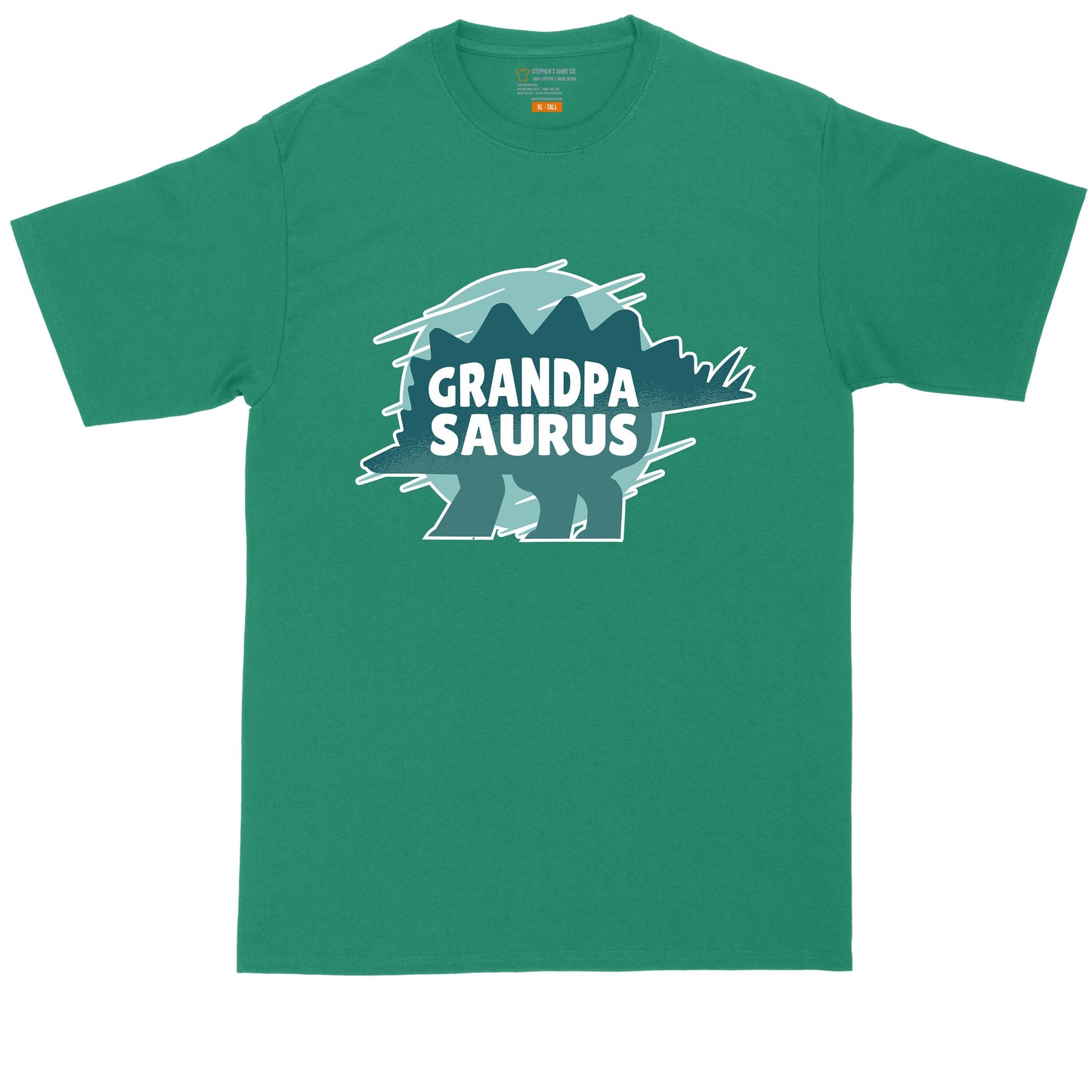 Grandpa-saurus | Mens Big & Tall Short Sleeve T-Shirt | Thunderous Threads Co