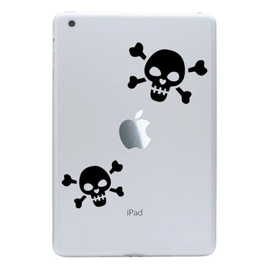 Skull iPad Mini Decal - Skull and Crossbones - Tablet Decal Sticker