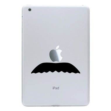 Mustache iPad Mini Decal - Tom Selleck Mustache Tablet Decal Sticker