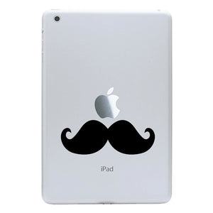 Mustache iPad Mini Decal - Mustache Decal - Tablet Sticker