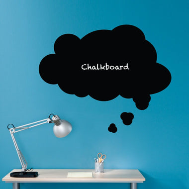 Thought Bubble Chalkboard Wall Decal - Speech Bubble