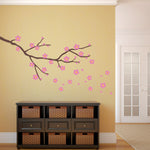Cherry Blossom Decal - Branch with flowers wall Art - Flower Decor - Large
