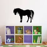 Horse Wall Decal - Girls Bedroom Wall Sticker - Horse Decal - Style 2