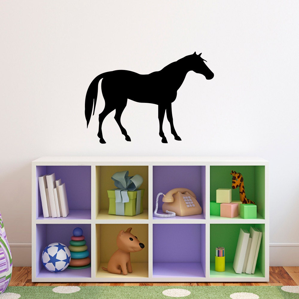 Horse Wall Decal - Horse wall art - Girl Bedroom Wall Decal - Horse Wall Sticker - 3