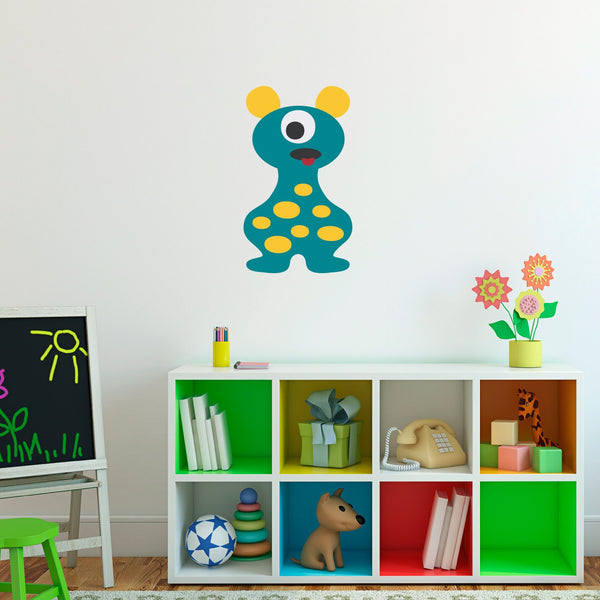 Monster Decal - Monster Wall Decor - Children Wall Decals - Printed - 7