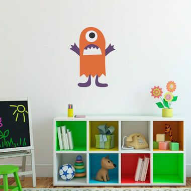Monster Wall Decal - Monster Wall Art - Children Wall Decals - Printed Decal - 3