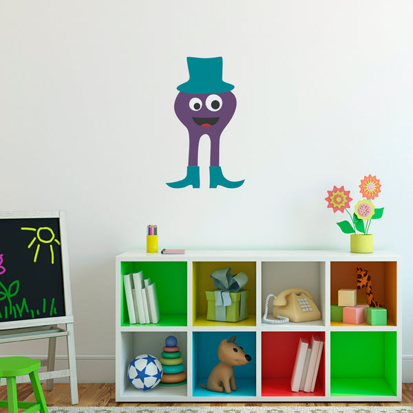 Monster Wall Decal - Monster Wall Art - Children Bedroom Decals - Printed Wall Sticker - 6