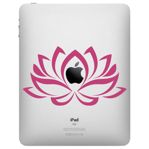 Lotus Flower iPad Decal - Flower Decal - Lotus Tablet Sticker