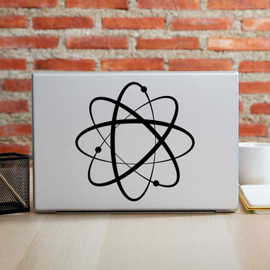 Atomic Symbol Laptop Sticker | Science Decal | Geeky Laptop