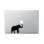Elephant Macbook Decal - Elephant Laptop Decal - Trunk Up Decal