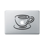 Coffee Cup Macbook Decal - Coffee Laptop Decal - Laptop Sticker