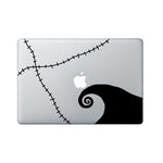 Nightmare Macbook Decal - Nightmare Laptop Decal - Stitched Decal
