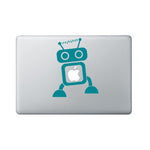 Robot Macbook Decal  - Robot Laptop Sticker - Robot Sticker - 1
