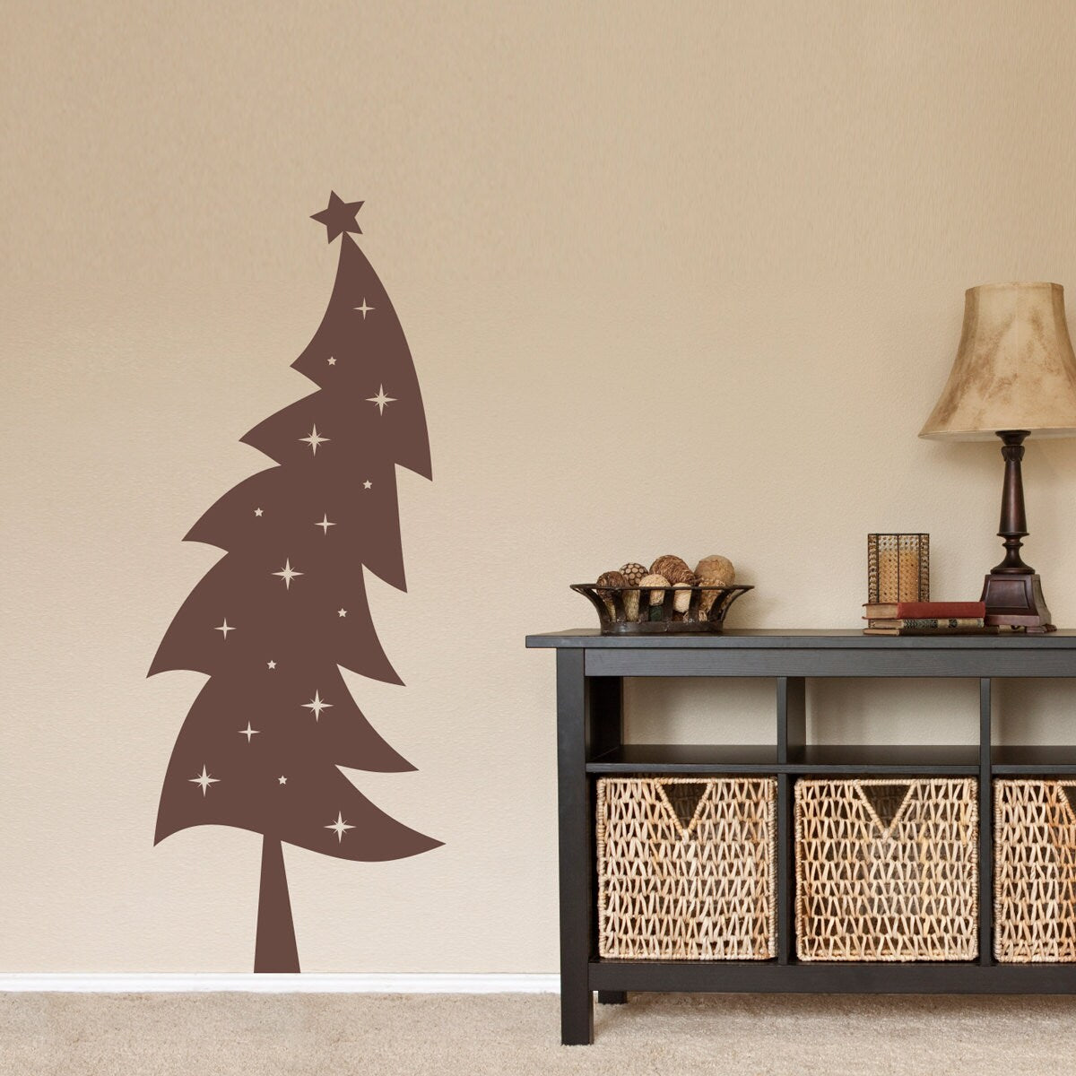 Christmas Tree Decal | Holiday wall decor | Xmas Vinyl | Christmas Decor