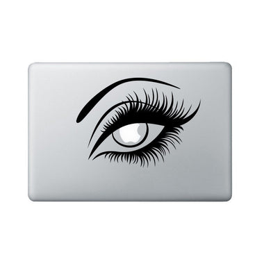 Eye Macbook Decal - Sexy Girl Laptop Decal - Eyelashes Decal