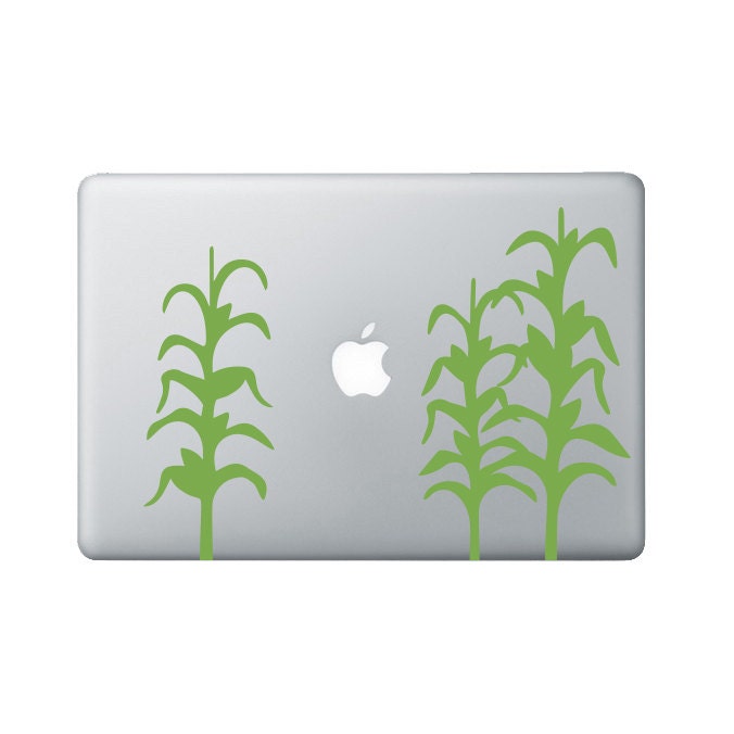 Cornstalks Laptop Decal - Farming Macbook Decal - Corn Laptop Art