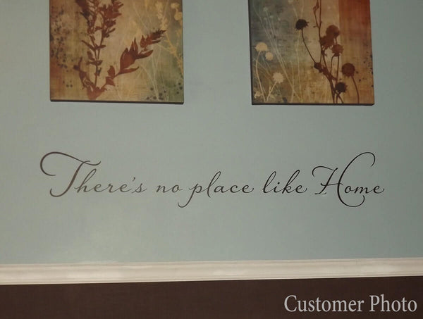 There's no place like Home Wall Decal | Vinyl Quote | Home Decor Wall Art