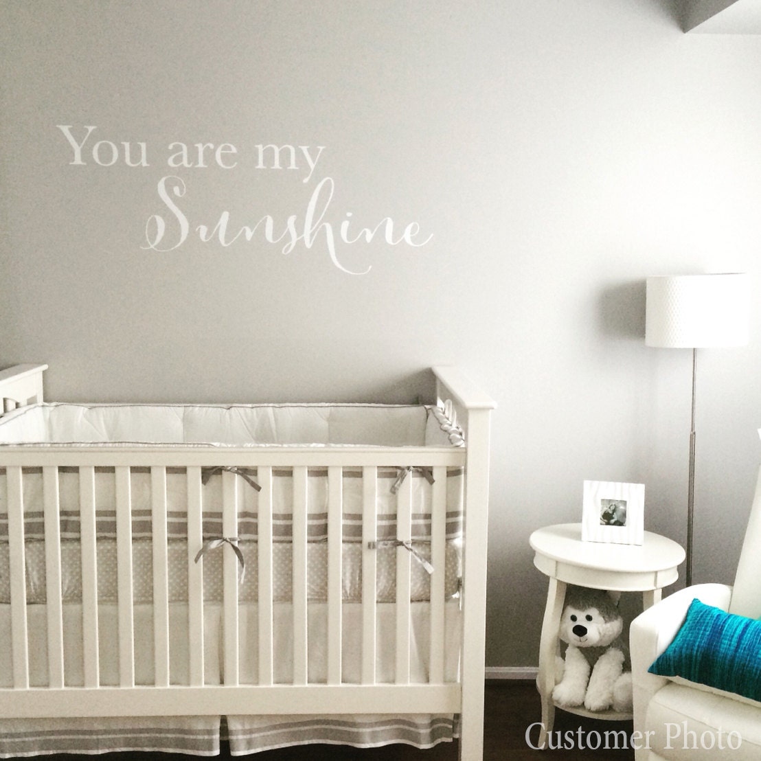 You are my Sunshine Decal - Sunshine Wall Sticker - Quote Decal - Large