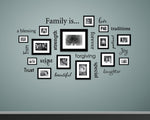 Family is... Wall Decal - Family Decor - Decals for Picture Wall - Gallery Wall Decals